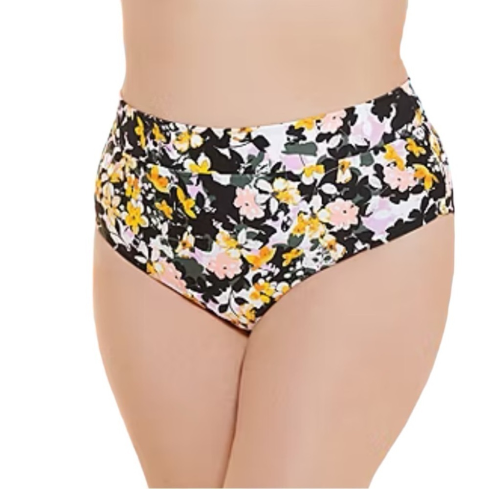 Decree  Floral High Waist Bikini Swimsuit in Size 3X
